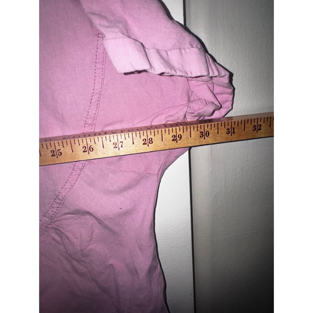 We The Free Pink Linen Moon City Tunic Top XL Boho Frayed Hem Boho - Picture 8 of 11